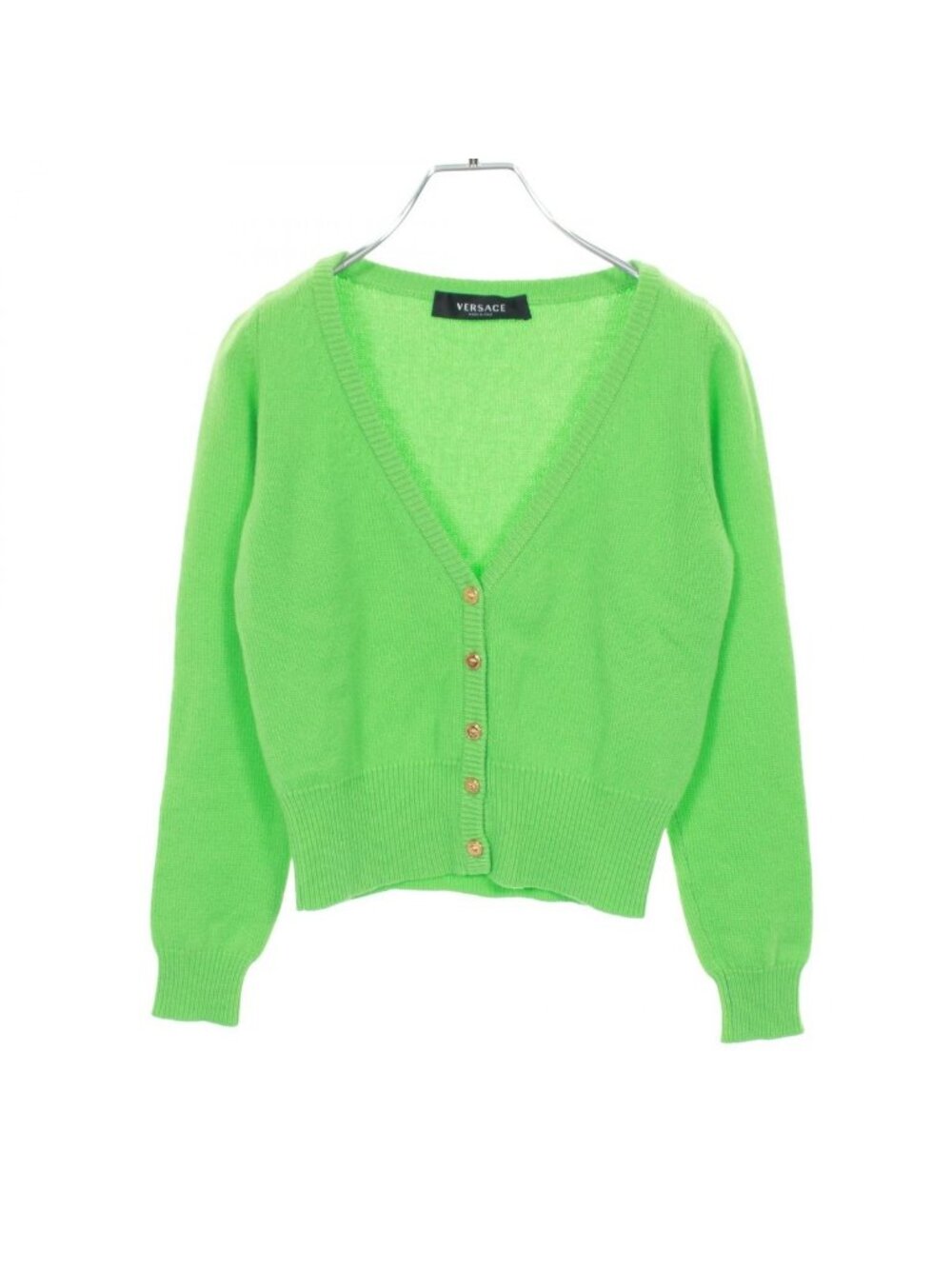 Versace Cardigan Medusa Button Cashmere